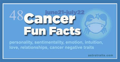 Cancer Zodiac Sign Facts 48 Fun Facts About The Cancer Personality