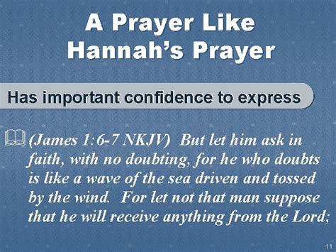 A Prayer Like A Prayer Hannahs Prayer A