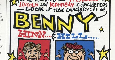 Illustrationism Benny Hinn Vs Benny Hill