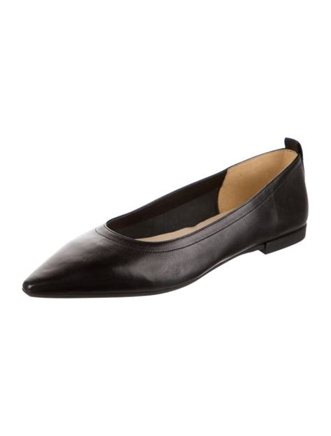 Everlane Leather Ballet Flats Black Flats Shoes Wevel20219 The Realreal