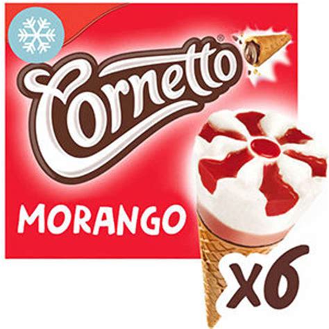 Spar Online Gelado Ola Corneto Morango 6x90ml