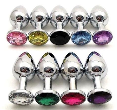 Metal Mini Anal Toys Butt Plug Size 75x28mm Booty Beads Stainless Steel