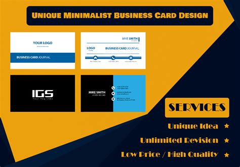 Unique Minimalist Business Card Design By Professional For 5 Seoclerks