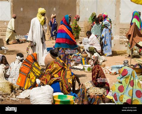 Burkina Faso Sahel Weekly Market Of Gorom Gorom Stock Photo Alamy