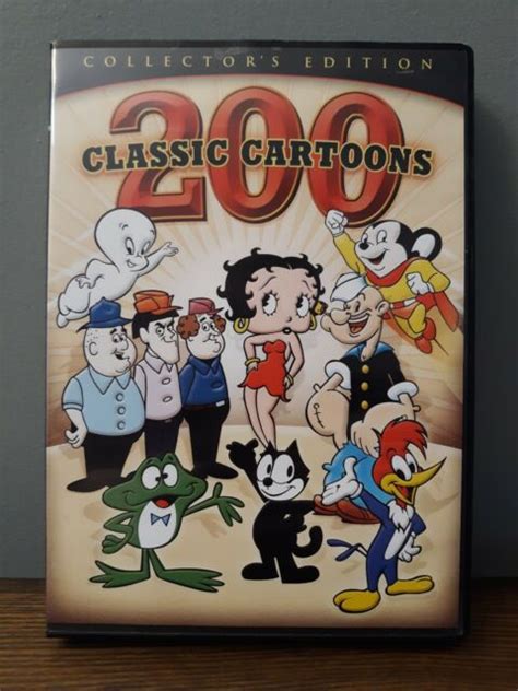 200 Classic Cartoons 2010 Dvd 2009 4 Disc Set 22 Hours Runtime