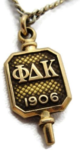 1906 Phi Alpha Kappa Fraternity 10kt Yellow Gold Necktie Tie Bar Suit