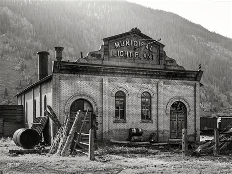 September 1940 Derelict Lighting Plant In Silverton Colorado