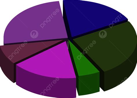 3d Pie Chart Vector Design Images Pie Chart 3d Icon Vector