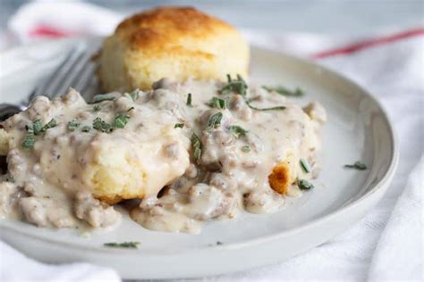 Homemade Biscuits And Sausage Gravy Recipe Taste And Tell