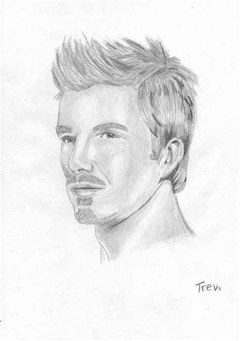 David Beckham Drawing By LTrevill On DeviantArt