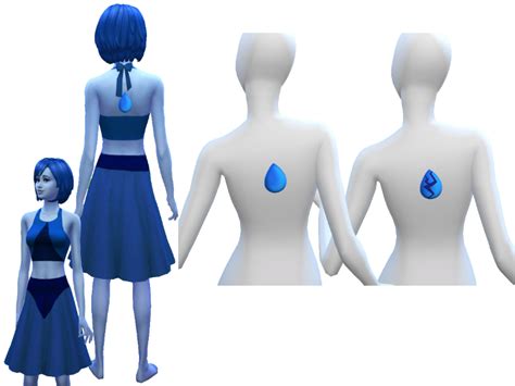 The Sims Resource Lapis Lazuli Gem Female Skin Detail