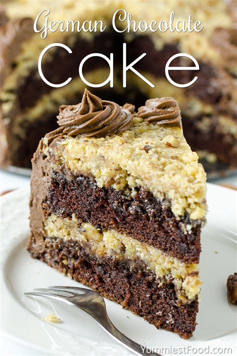 For bakers who want to learn more about how to make the perfect cake. German Chocolate Cake - Recipe from Yummiest Food Cookbook