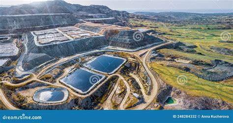 Copper Ore Solvent Extraction At Skouriotissa Mine In Cyprus Stock