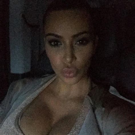 Kim Kardashian Busts Out More Cleavage Photos After Reaching 45 Million