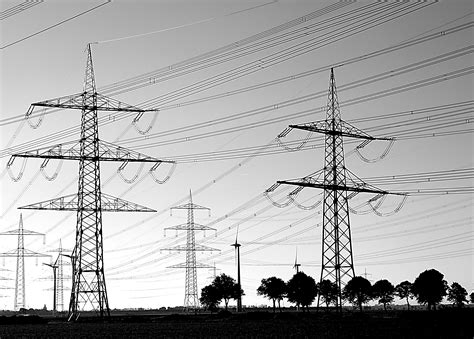 Free Images Black And White Technology Power Line Mast