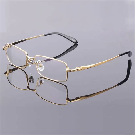 Reven Jate Titanium Alloy Eyeglasses Frame Full Rim Rectangular Metal