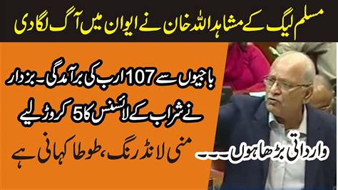 Pmln Mushahid Ullah Khan Sensational Speech In Senate Of Pakistan 25