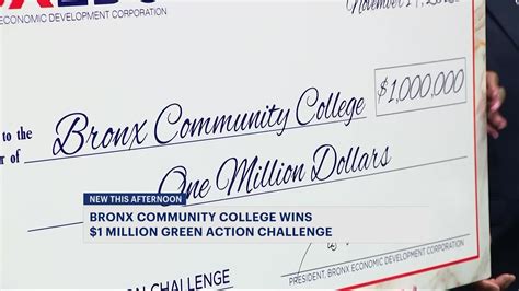 Bronx Community College Wins Bronx Green Action Challenge Scoring 1