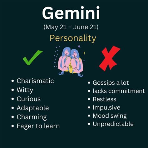 Gemini Zodiac Sign Personality Traits Compatibility And Dates