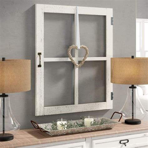 Gracie Oaks Faux Window Pane Wall Dcor Faux Window Panes Faux Window