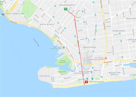 Coney Island Brooklyn Map
