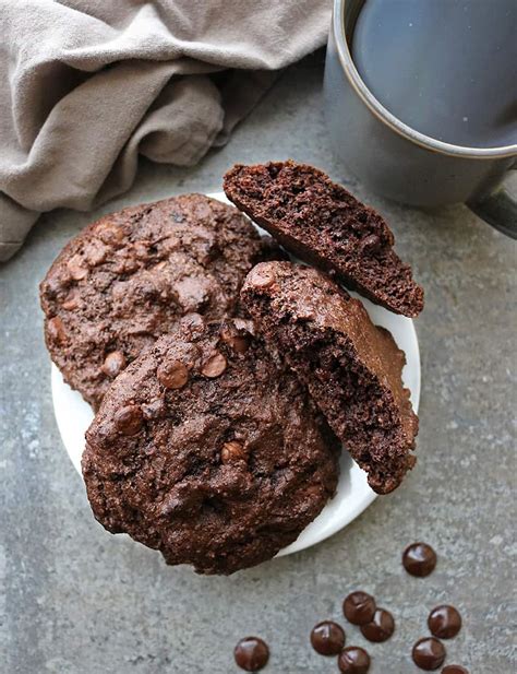 Double Chocolate Muffin Tops Recipe Savory Spin