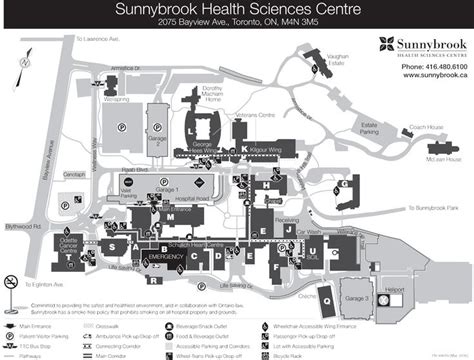 Getting Around Sunnybrook Map Sunnybrook Hospital