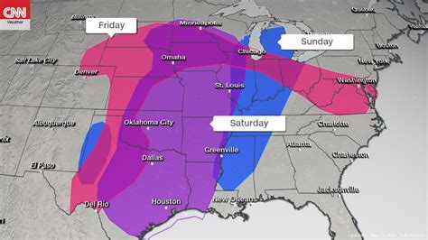 Severe Weather Outbreak Could Affect Millions This Weekend Across The Central Us Cnn