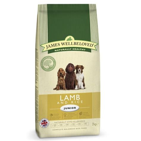 James Wellbeloved Lamb And Rice Junior Dog Food 2kg Feedem