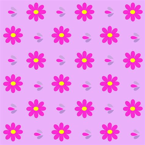 Free Digital Bright Daisy Scrapbooking Papers