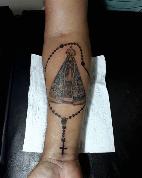 Nossa senhora no início aparecia todos os dias a seu confidente preparando para sua missão: 65 fotos de tatuagem de Nossa Senhora que vão te inspirar