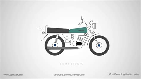 Yamaha Rx100 Motion Graphics Samz Studio Youtube