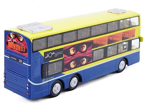 Three Colors Available Alloy Double Decker London Bus Toys [db1t007] Ezbustoys