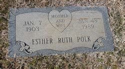 Esther Ruth Cobb Polk M Morial Find A Grave