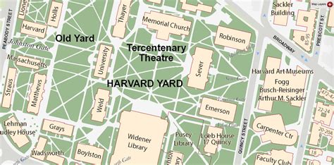 Harvard Campus Map