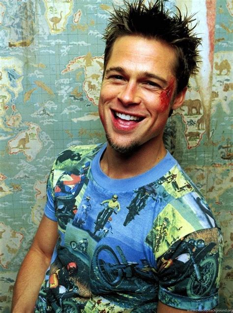 Fight Club Brad Pitt Wallpapers Wallpaper Cave