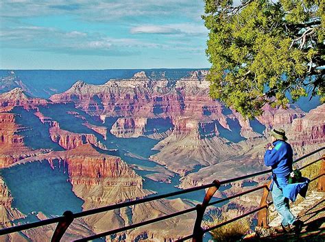 Hopi Point View In Grand Canyon National Park Arizona Photograph By