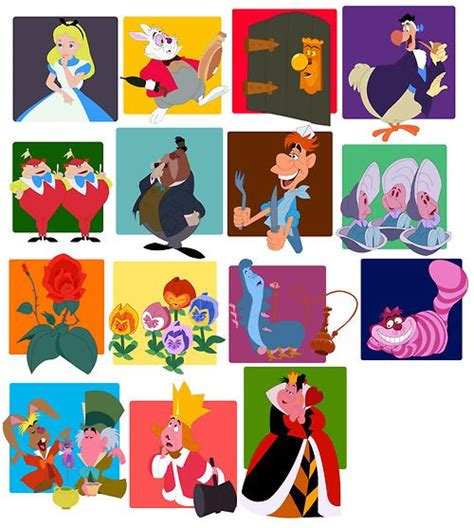 Alice In Wonderland Characters Favorites With Favorites Pinterest
