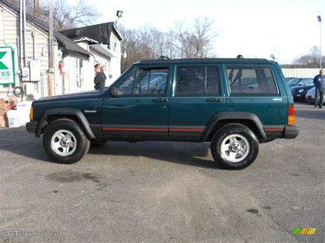 1996 Moss Green Pearl Jeep Cherokee Sport 4wd 24874885 Photo 8