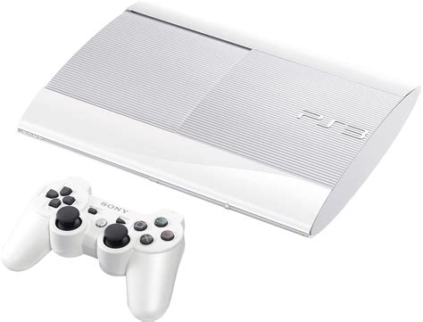 PlayStation 3 Super Slim Classic 500GB Console - White (PS3)(Pwned png image