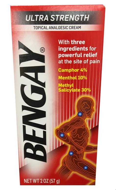 Bengay Ultra Strength Topical Analgesic Cream Packaging Size G At