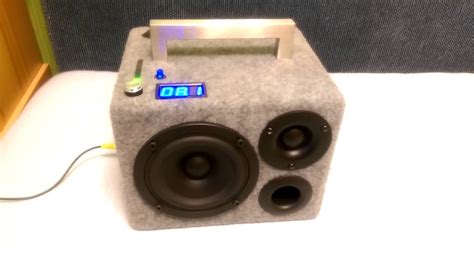 Diy Portable Bluetooth Speaker Soundtest Youtube