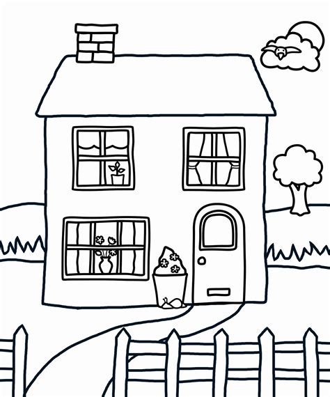 14 House Coloring Pages Online Ideas