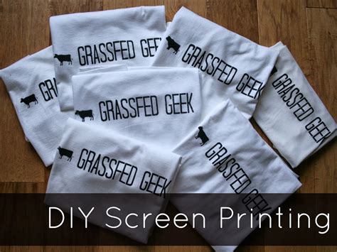 A Killer Diy Project We Screen Printed Our Own Tees Create Enjoy