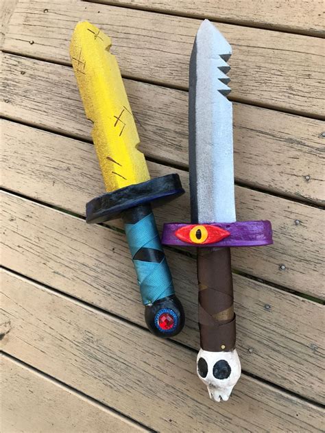 So I Made These Out Of 2 Foam Swords From The Bargain Shop And Air