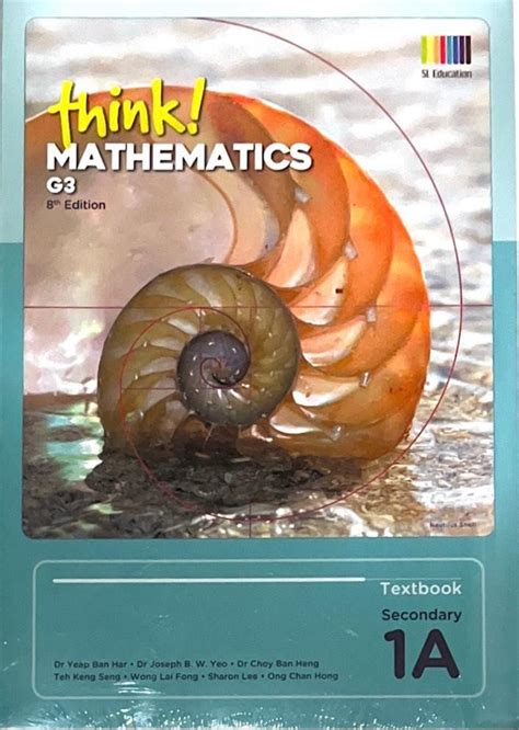 Think Mathematics Secondary Textbooks A And B Bundle G Th