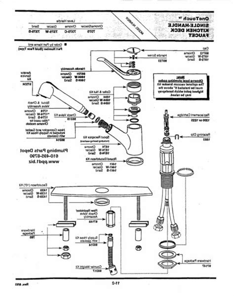 Kohler Fairfax Faucet Parts Diagram