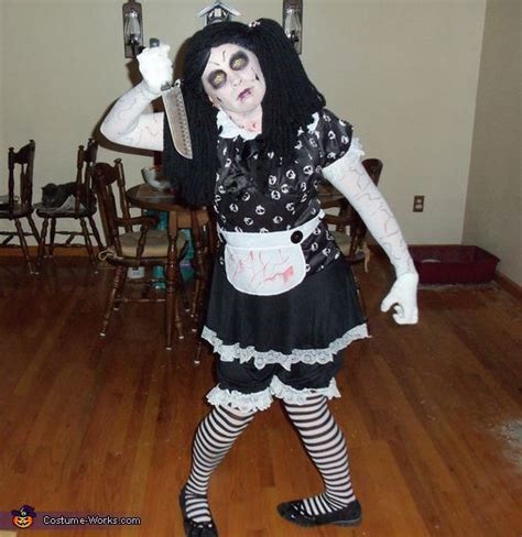 Can't decide whether to go super creepy or extra cute with your halloween costume this year? Living Dead Doll Costume | Homemade halloween costumes ...