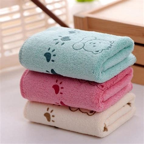 5pcs Cute Microfiber Absorbent Drying Bath Beach Towel Cotton Kids