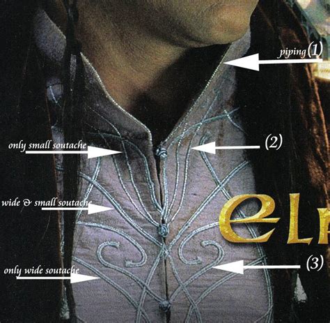 Lord Of The Rings Lord Elronds Council Robe Detail Elven